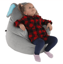 Babzsák, szürke szövet, BABY TYP 2