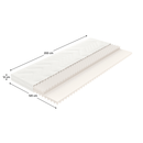 Matrac, habszivacs, 120x200, VALERI