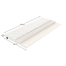 Matrac, habszivacs, 200x200, VALERI