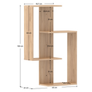 Fali polc, craft arany tölgy, VALPA