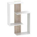 Fali polc, fehér/sonoma tölgy, VALPA