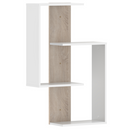 Fali polc, fehér/sonoma tölgy, VALPA