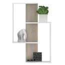 Fali polc, fehér/sonoma tölgy, VALPA