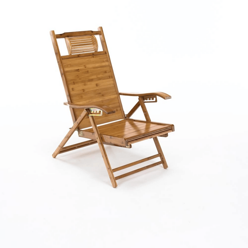 Kerti állítható szék, természetes, bambusz, VARDON