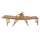 Kerti állítható szék, természetes, bambusz, VARDON