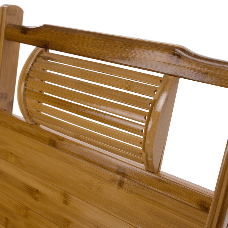 Kerti állítható szék, természetes, bambusz, VARDON