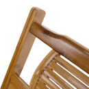 Kerti állítható szék, természetes, bambusz, VARDON