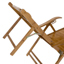 Kerti állítható szék, természetes, bambusz, VARDON