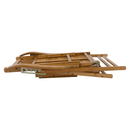 Kerti állítható szék, természetes, bambusz, VARDON