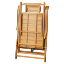 Kerti állítható szék, természetes, bambusz, VARDON