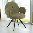 Forgószék, zöld/fekete, VASALA