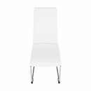 Étkező szék, fehér/króm, VATENA
