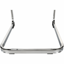 Étkező szék, fehér/króm, VATENA