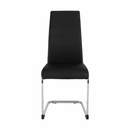 Étkező szék, fekete/króm, VATENA