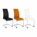 Étkező szék, fekete/króm, VATENA