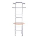 Szobainas, ezüst fém + bükkfa, FRANK