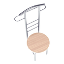 Szobainas, ezüst fém + bükkfa, FRANK