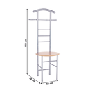 Szobainas, ezüst fém + bükkfa, FRANK