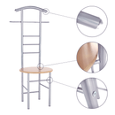 Szobainas, ezüst fém + bükkfa, FRANK