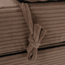 Összecsukható matrac/fotel, 2v1, világosbarna, VEDIS