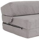 Összecsukható matrac/fotel, 2v1, szürke, VEDIS