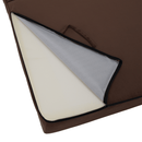 Összecsukható matrac/fotel, 2v1, barna, VEDIS