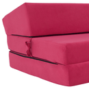 Összecsukható matrac/fotel, 2v1, rózsaszín magenta, VEDIS