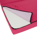 Összecsukható matrac/fotel, 2v1, rózsaszín magenta, VEDIS