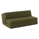 Összecsukható matrac/fotel, 2v1, olivazöld, VEDIS