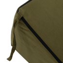 Összecsukható matrac/fotel, 2v1, olivazöld, VEDIS