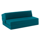 Összecsukható matrac/fotel, 2v1, petróleumzöld, VEDIS