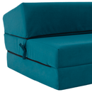 Összecsukható matrac/fotel, 2v1, petróleumzöld, VEDIS