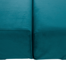 Összecsukható matrac/fotel, 2v1, petróleumzöld, VEDIS