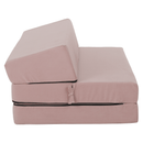 Összecsukható matrac/fotel, 2v1, rózsaszín, VEDIS