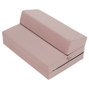 Összecsukható matrac/fotel, 2v1, rózsaszín, VEDIS