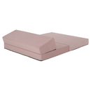 Összecsukható matrac/fotel, 2v1, rózsaszín, VEDIS