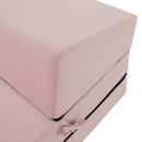 Összecsukható matrac/fotel, 2v1, rózsaszín, VEDIS