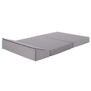 Összecsukható matrac/fotel, 2v1, világosszürke, VEDIS