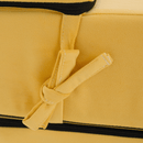 Összecsukható matrac/fotel, 2v1, sárga, VEDIS