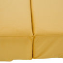 Összecsukható matrac/fotel, 2v1, sárga, VEDIS