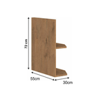 Alsó polcos szekrény, lancelot tölgy , VEGA 30 D ZAK BB