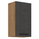 Felsőszekrény, tölgy lancelot/szürke matt, VEGA 40 G-72 1F