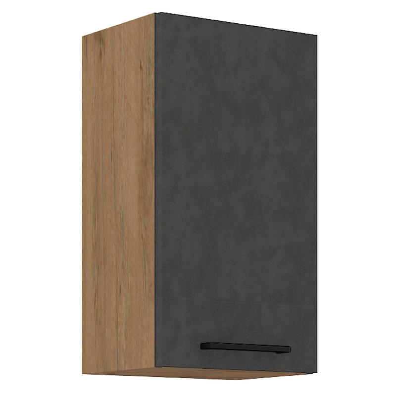 Felsőszekrény, tölgy lancelot/szürke matt, VEGA 40 G-72 1F