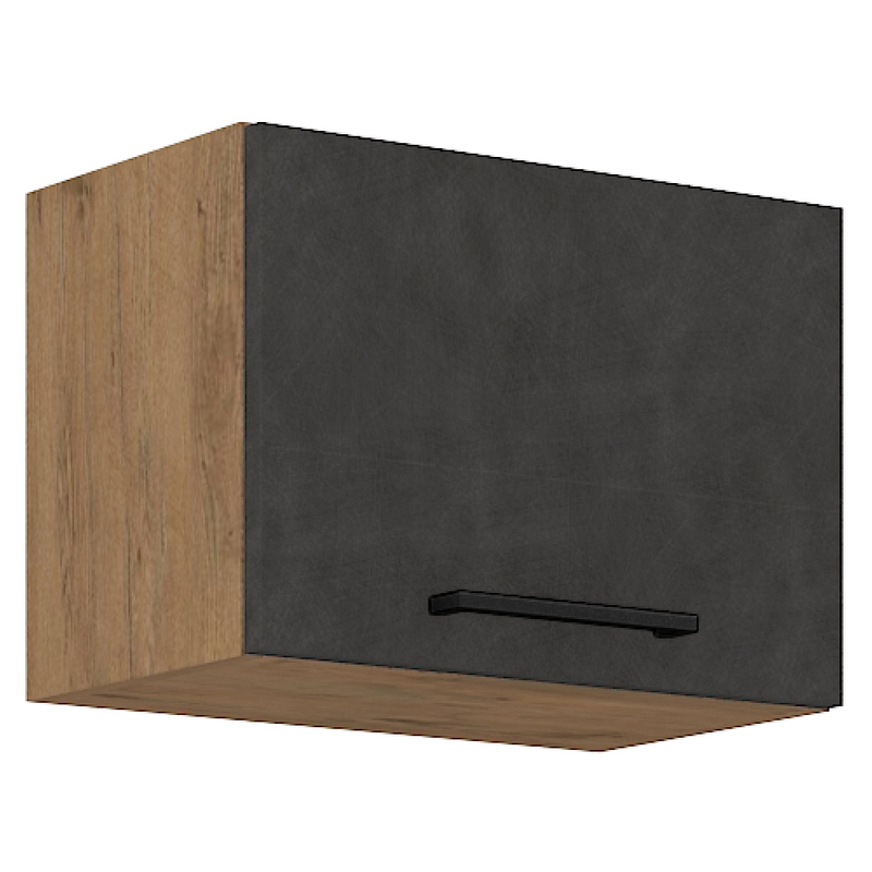 Felsőszekrény, tölgy lancelot/szürke matt, VEGA 50 GU-36 1F