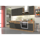 Alsó sarokszekrény, szürke matt/tölgy lancelot, VEGA 90x90 DN 1F BB