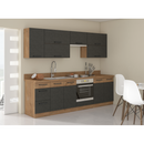 Felsőszekrény, szürke matt/tölgy lancelot, VEGA 58x58 GN-72 1F
