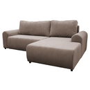 Ülőgarnitúra, barna, jobbos, VELINA ROH