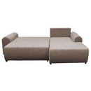 Ülőgarnitúra, barna, jobbos, VELINA ROH