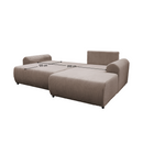 Ülőgarnitúra, barna, jobbos, VELINA ROH