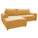 Ülőgarnitúra, mustárszínű, balos, VELINA ROH